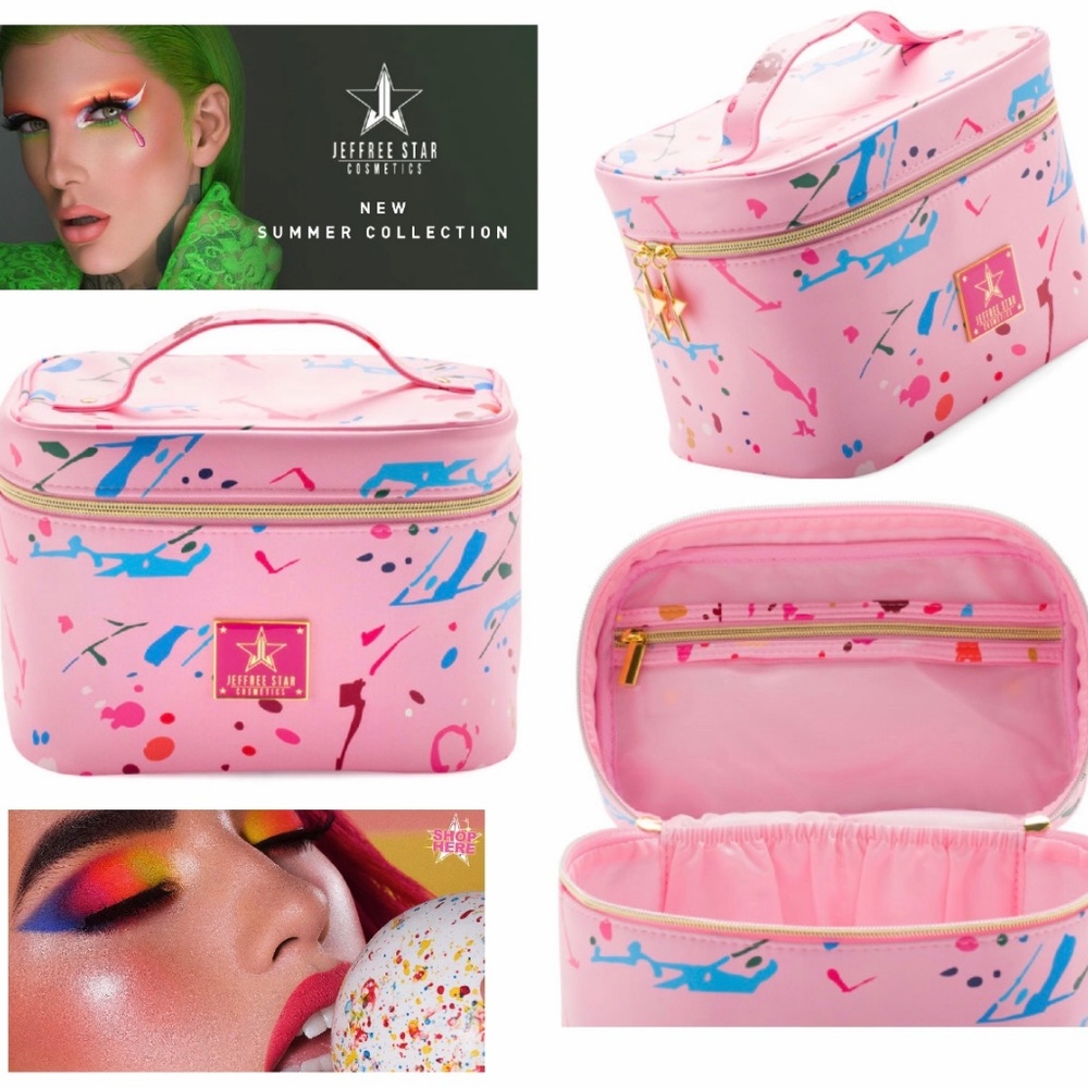 Jeffree Star Pink Jawbreaker Makeup Bag 🌈 - Picture 7 of 8